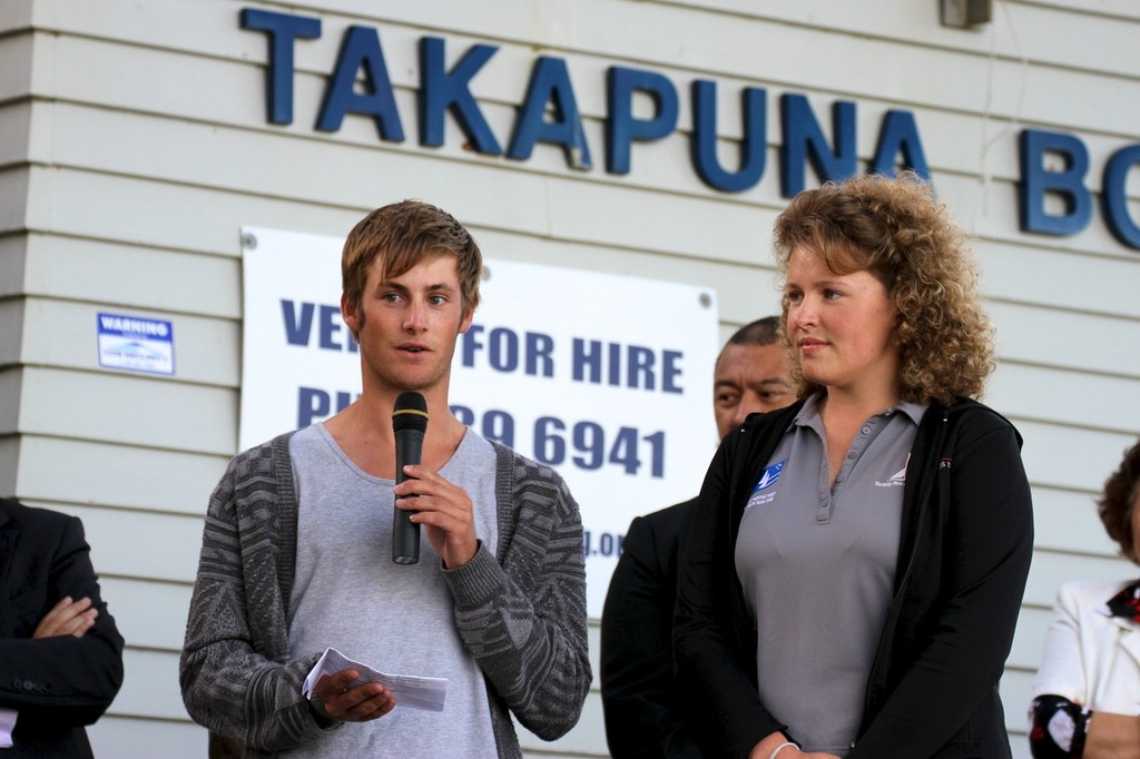 Taking the Competitor’s Oath - Opening Ceremony - 2012 470 Youth Worlds © Richard Gladwell www.photosport.co.nz